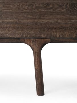 Fawn Lowboard - Two Drawers, Smoked Oak by GAZZDA - view 8
