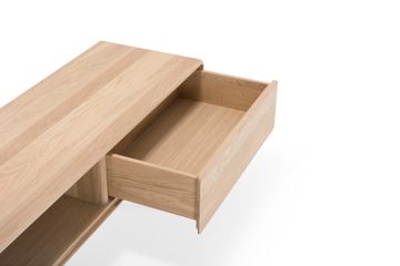 Fawn Lowboard - Two Drawers, Oak by GAZZDA - view 9