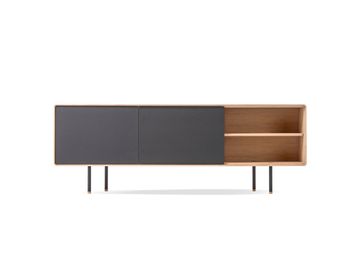 Fina Sideboard 180 - Black by GAZZDA - view 2