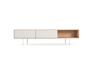 Fina Lowboard - Two Drawers, Off-White by GAZZDA - view 2