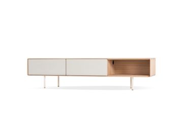 Fina Lowboard - Two Drawers, Off-White by GAZZDA - view 6