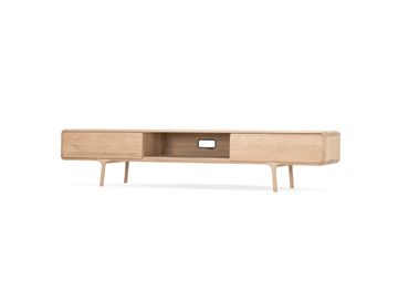 Fawn Lowboard - Two Drawers, Oak by GAZZDA - view 2