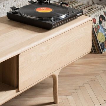 Fawn Lowboard - Two Drawers, Oak by GAZZDA - view 8