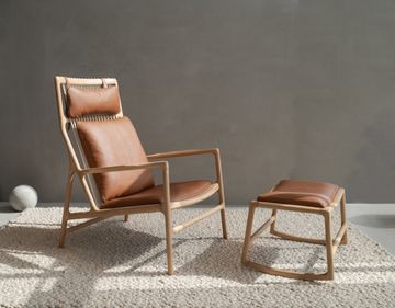 Dedo Lounge Chair - Oak by GAZZDA - view 5