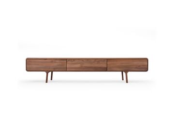 Fawn Lowboard - Three Drawers, Walnut by GAZZDA - view 6