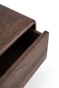 Fawn Lowboard - Three Drawers, Smoked Oak by GAZZDA - view 8