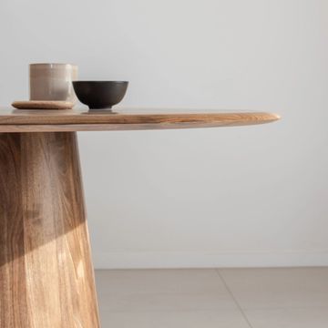 Mushroom Round Table - Walnut by GAZZDA - view 4