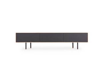 Fina Lowboard - Three Drawers, Black by GAZZDA - view 2
