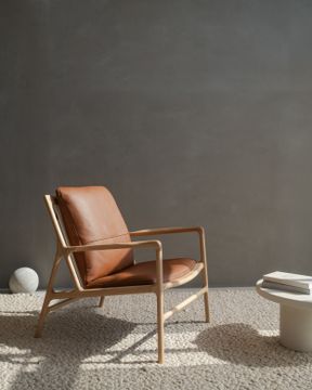 Dedo Easy Chair - Oak by GAZZDA - view 6