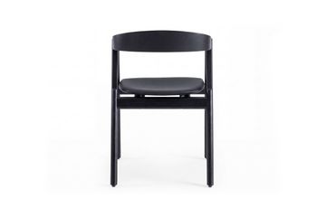 Muna Chair - Lacquered Oak, Upholstered by GAZZDA - view 8