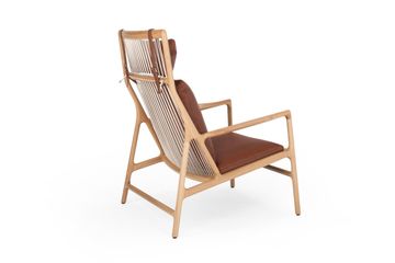 Dedo Lounge Chair - Oak by GAZZDA - view 2
