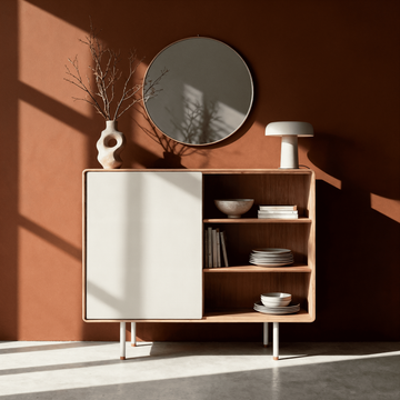 Fina Highboard - Off-White by GAZZDA - view 3