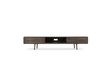Fawn Lowboard - Two Drawers, Smoked Oak by GAZZDA - view 2