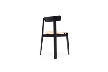 Nora Chair - Lacquered Oak, Veneer Seat by GAZZDA - view 8