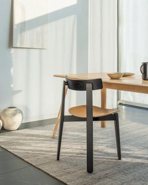 Nora Chair - Lacquered Oak, Veneer Seat by GAZZDA - view 3