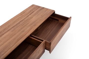 Fawn Lowboard - Three Drawers, Walnut by GAZZDA - view 7