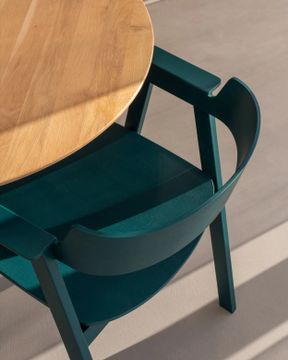 Flip Chair - Oak, Green by GAZZDA - view 4