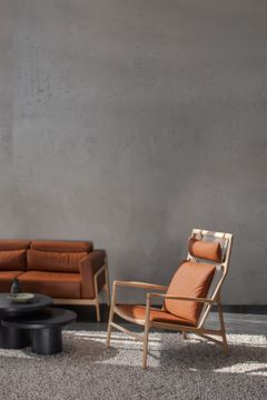 Dedo Lounge Chair - Oak by GAZZDA - view 7