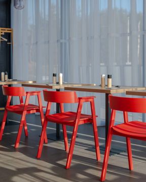 Flip Chair - Oak, Red by GAZZDA - view 4