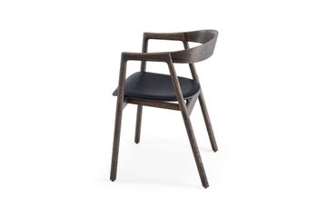 Muna Chair - Smoked Oak, Upholstered by GAZZDA - view 8