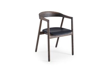 Muna Chair - Smoked Oak, Upholstered by GAZZDA - view 2