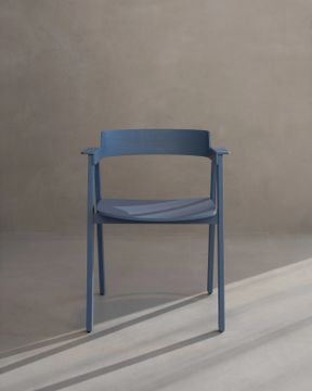 Flip Chair - Oak, Blue by GAZZDA - view 8