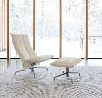 k Ottoman with star base by Woodnotes - view 2