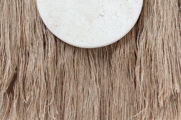 souk ecru linen mirror by DOOQ - view 3