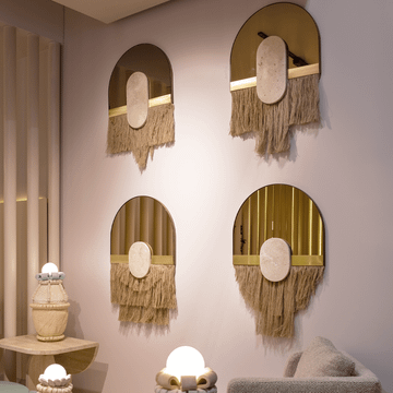 souk ecru shell mirror by DOOQ - view 7