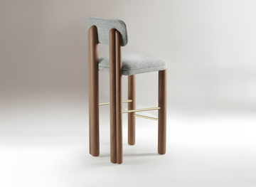 camelia wood bar chair by DOOQ - view 2
