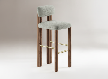 camelia wood bar chair by DOOQ - view 3