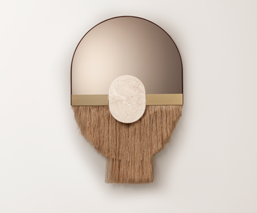 souk ecru latte mirror by DOOQ - view 2