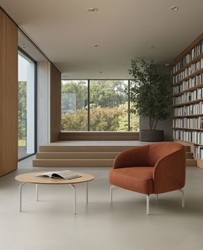 Kern KER0010 + KER1020PC Armchair with swivel base + Privacy screen by INCLASS - view 3