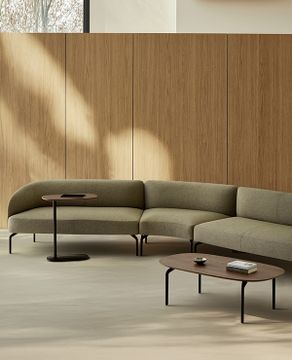 Kern KER0010 + KER1020PC Armchair with swivel base + Privacy screen by INCLASS - view 5