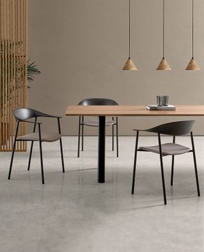 Arum Armchair with 4 leg frame by INCLASS - view 2