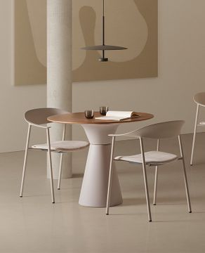 Arum Armchair with 4 leg frame by INCLASS - view 3