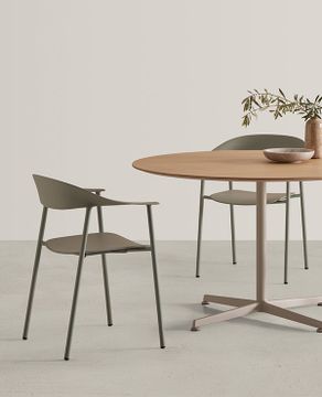 Arum Armchair with 4 leg frame by INCLASS - view 4