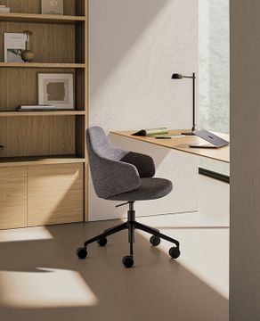 Binar 60 Armchair with low back and cantilever base by INCLASS - view 5