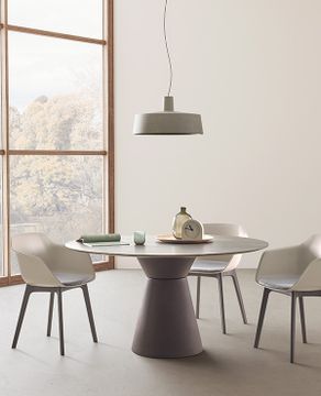 Taia Armchair with 4 leg frame (plain upholstered seat shell) by INCLASS - view 6