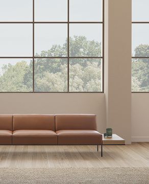 Escalas Modular bench 3 central seats and 2 end table tops by INCLASS - view 6