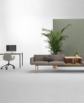 Lapse Modular bench configuration with 3 modules by INCLASS - view 2