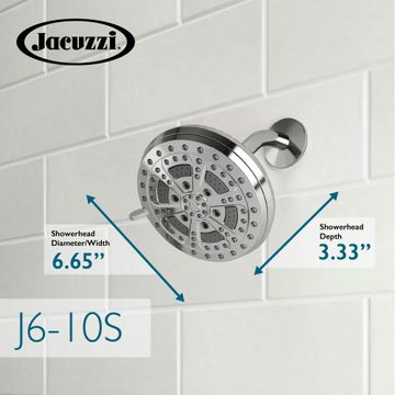 J6-10S Showerhead by Jacuzzi® - view 2