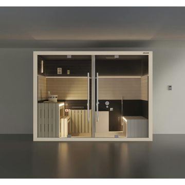 Sasha, Sauna, Hammam, 302 x 216 x 225 H cm, With external controls by Jacuzzi® - view 4