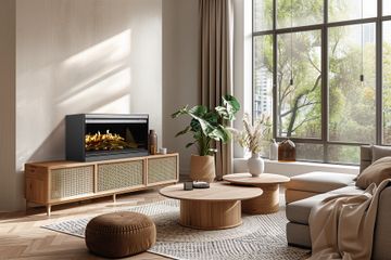 Holographic Fireplace - E-one 100F FR - Freestanding fireplace by KALFIRE - view 8