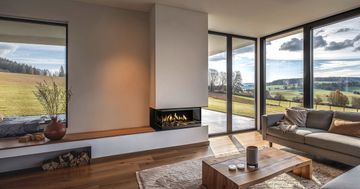 Holographic Fireplace - E-one 100S - 3-sided model by KALFIRE - view 4
