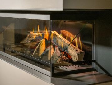 Holographic Fireplace - E-one 130C - Corner model by KALFIRE - view 4