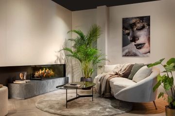 Holographic Fireplace - E-one 130C - Corner model by KALFIRE - view 6