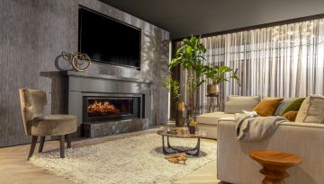 Holographic Fireplace - E-one 130F - Front fireplace by KALFIRE - view 4