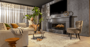Holographic Fireplace - E-one 130F - Front fireplace by KALFIRE - view 5