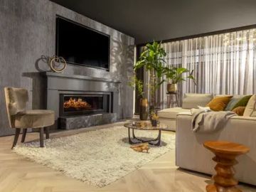 Holographic Fireplace - E-one 130F - Front fireplace by KALFIRE - view 7